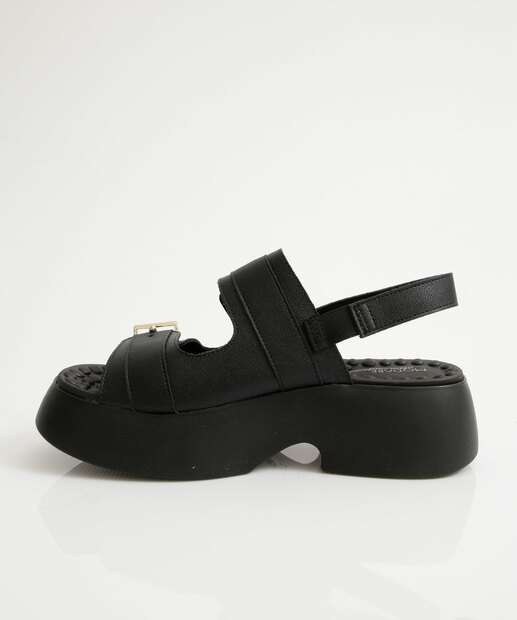 Sandália Flatform Feminina Fivela Modare