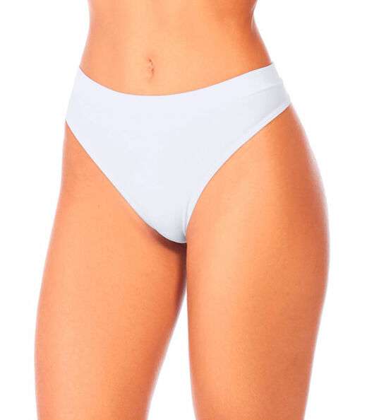 Calcinha Tanga Sem Costura Zee Rucci Branco