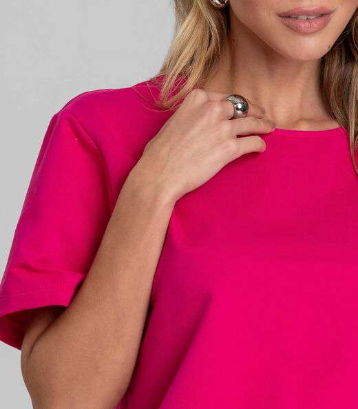 Conjunto Feminino em Molecotton Dianna Rosa