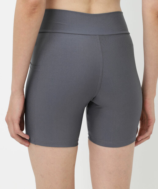 Bermuda Feminina Fitness Bolso Marisa Cinza