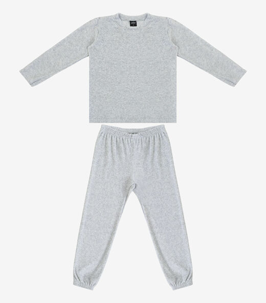 Image_Pijama Infantil Menina Blusa E Calça Select Cinza