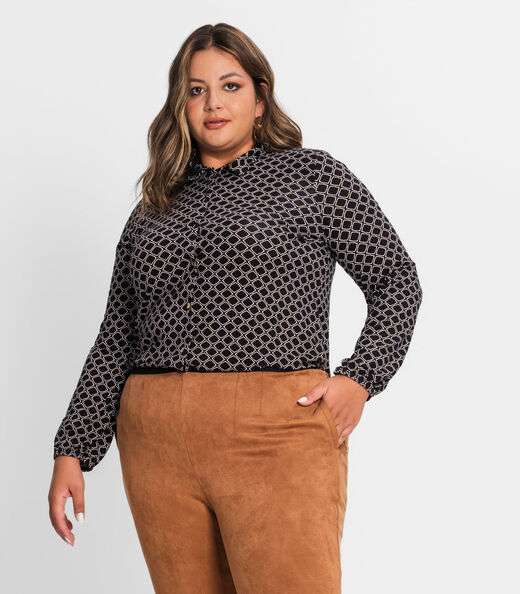Image_Blusa Feminina Plus Size Secret Glam Preto
