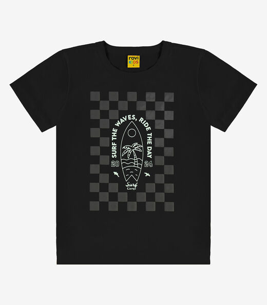 Image_Camiseta Infantil Meia Malha Rovi Kids Preto