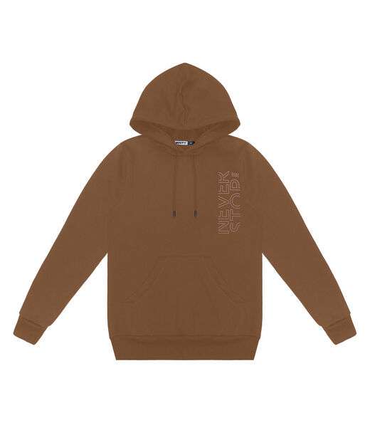 Blusão Juvenil Masculino Em Moletom Minty Marrom