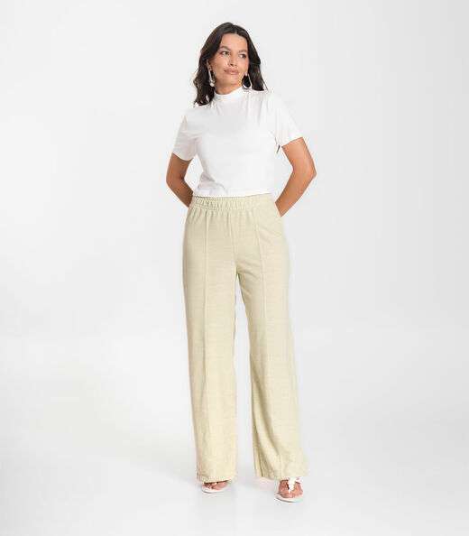 Calça Feminina Pantalona Infinita Cor Verde