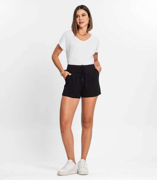 Shorts Feminino Rovitex Preto