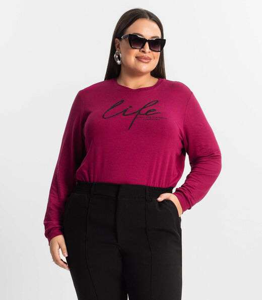 Image_Blusão Feminino Plus Size Secret Glam Vermelho