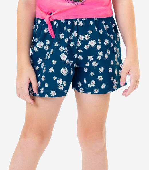 Conjunto Blusa com Shorts Rovi Kids Rosa