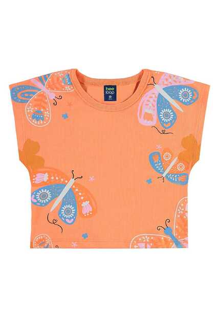 Conjunto Blusa Borboleta e Short Bee Loop