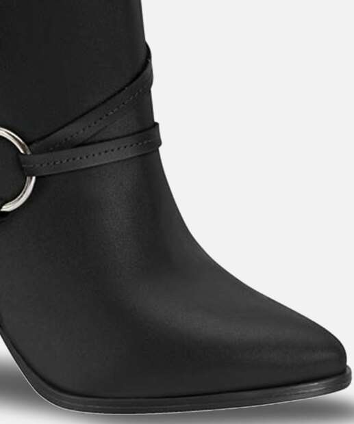 Bota Feminina Cano Curto Bico Fino Beira Rio 
