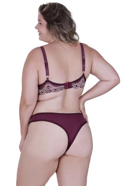Conjunto Divina Plus Concept Lingerie Vermelho