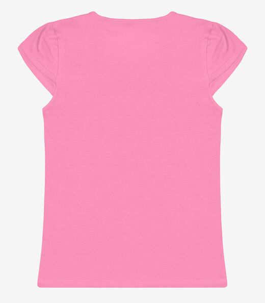 Blusa Feminina Infantil Trick Nick Rosa