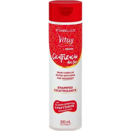 Kit Novex Vitay Cicatrização dos Fios Shampoo e Condicionador 300ml