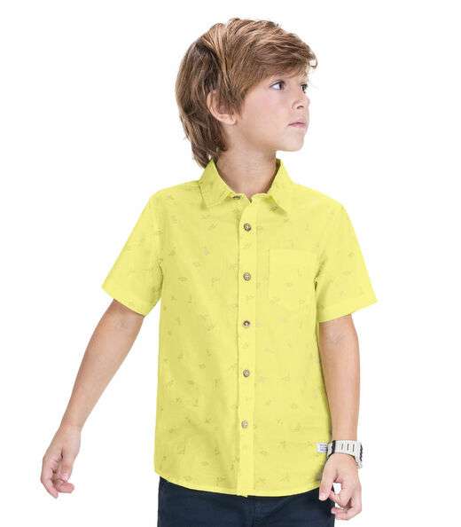 Image_Camisa Infantil Masculina Com Botões Trick Nick Verde