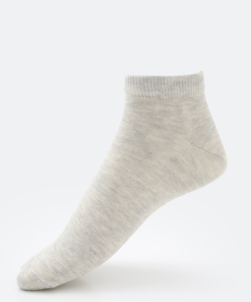 Kit 3 Pares Meias Cano Curto Feminina Estampada Marisa 