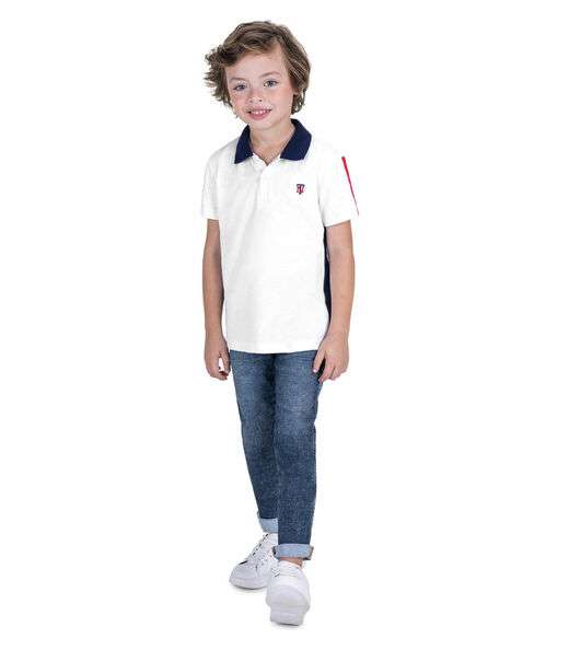 Image_Calça Masculina Infantil Moletom Jeans Trick Nick Azul