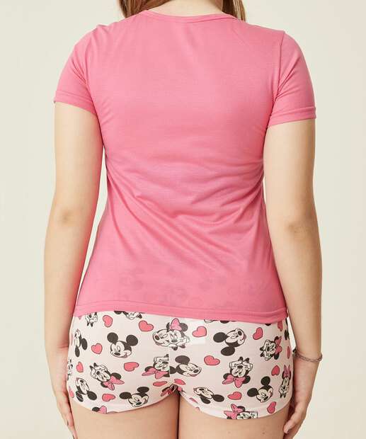Pijama Infantil Estampa Minnie Disney Tam 2 a 12