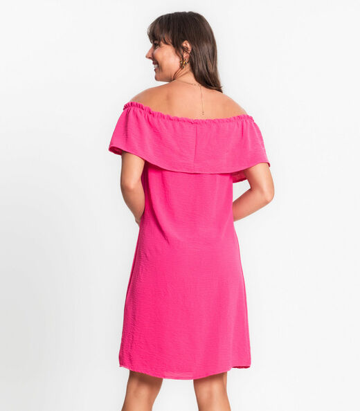 Vestido Ciganinha Em Air Flow Rovitex Rosa