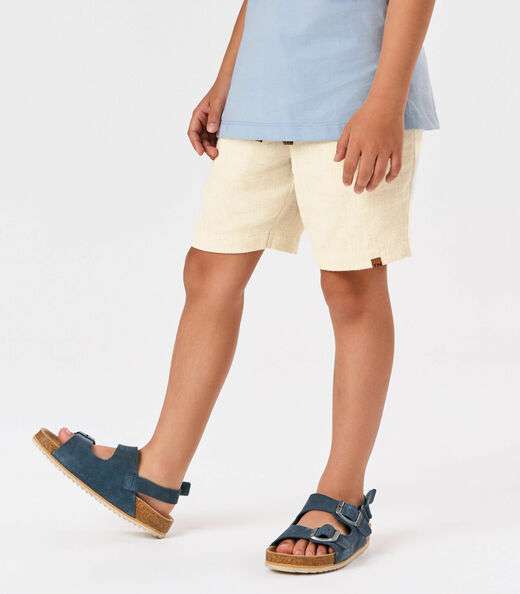 Conjunto Menino Camiseta Com Bermuda Trick Nick Azul