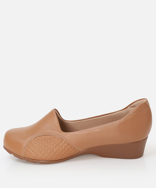 Scarpin Feminino Salto Anabela Modare Caramelo