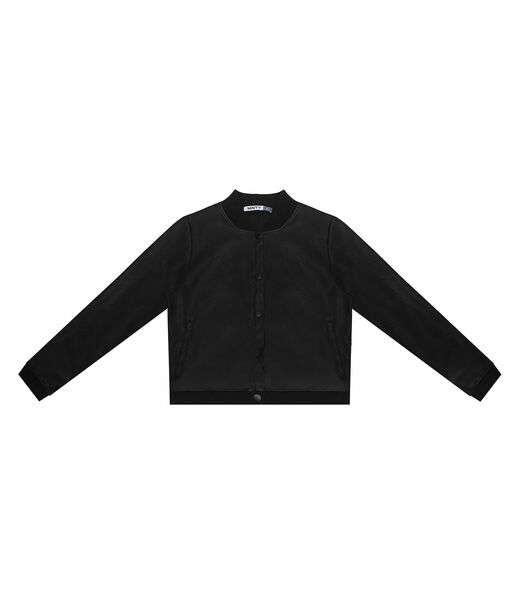 Casaco Juvenil Feminino Material Sintético Minty Preto