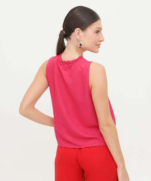 Blusa Regata Feminina Amarração Marisa
