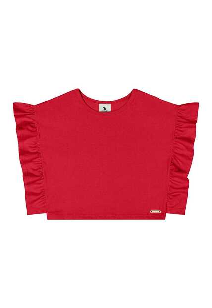 Blusa com Babados para Menina Quimby