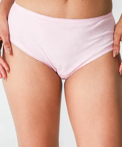 Kit 2 Calcinhas Alta Marisa Rosa