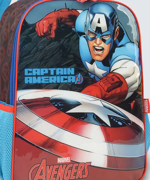 Mochila Infantil Escolar Capitão América Luxcel