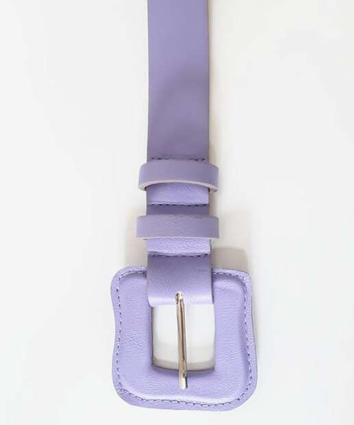 Cinto Feminino Fivela Quadrada Pompes