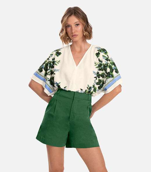 Image_Blusa Feminina Com Manga Ampla Endless Bege