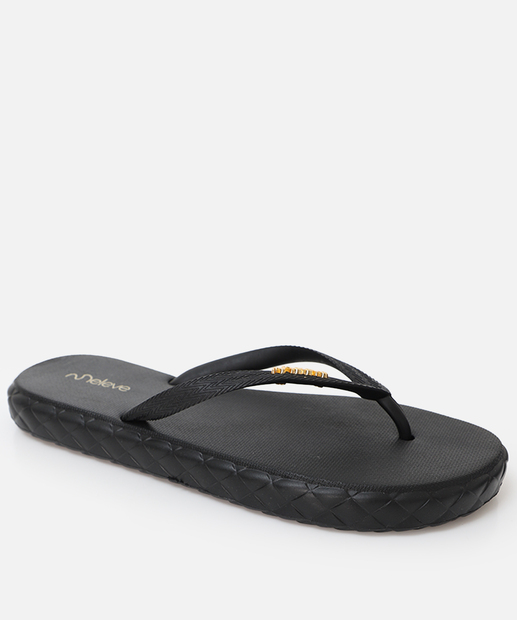 Image_Chinelo Feminino Tiras Textura Meleve Preto