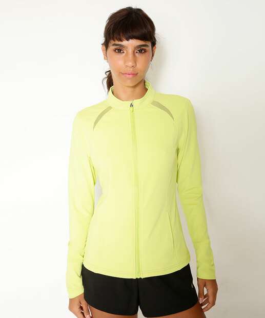 Jaqueta Feminina Fitness Bolsos Marisa