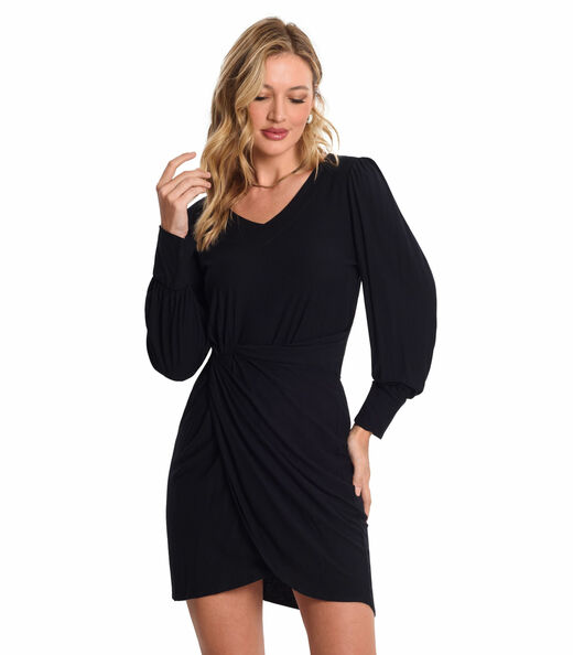 Vestido Manga Longa Endless Preto