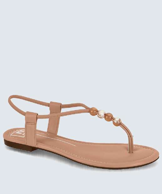 Sandália Feminina Rasteira Moleca 