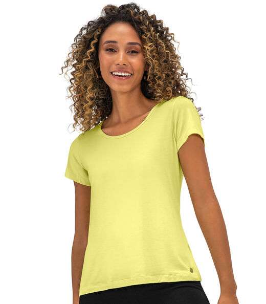 Blusa Feminina Viscotorcion Básica Rovitex Verde