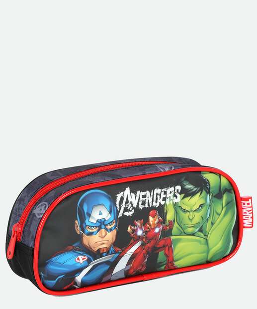 Estojo Escolar Infantil Vingadores Marvel