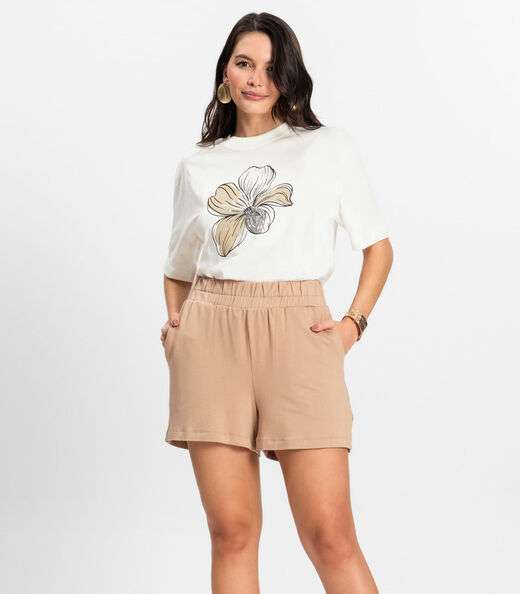 Image_Bermuda Feminina em Viscose Sarjada Pesada Rovitex Azul