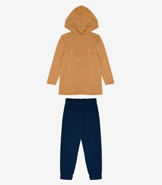 Image_Conjunto Infantil Masculino Moletinho Select Marrom