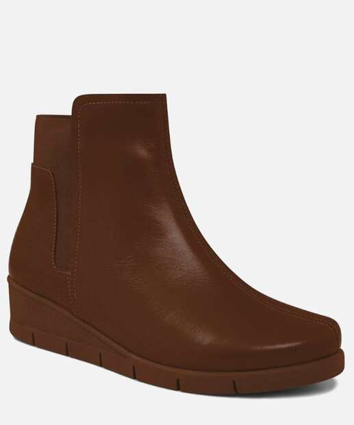 Bota Feminina Chelsea Cano Curto Conforto Usaflex 