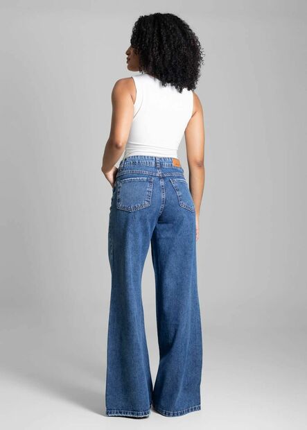 Calça Jeans Sawary Wide Leg - 282691