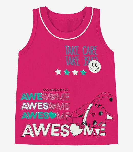 Regata Infantil Feminina Rovi Kids Rosa