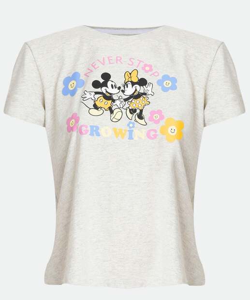 Pijama Feminino Mescla Mickey E Minnie Disney