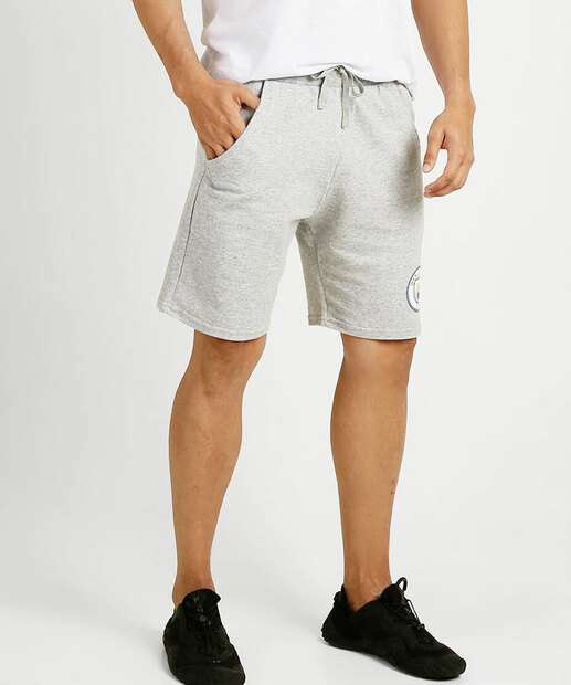 Bermuda Masculina Moletom Bolsos Time Manchester City
