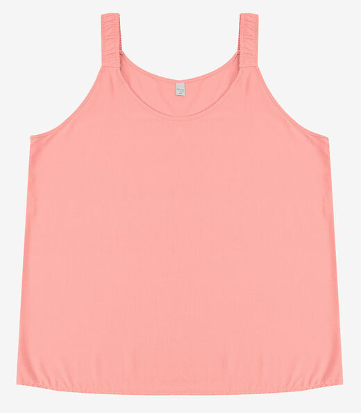 Regata Feminina Plus Size Infinita Cor Rosa