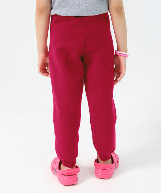 Calça Infantil Moletom Marisa Tam 4 a 10 Rosa