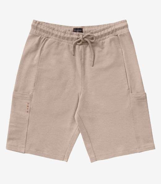 Bermuda Masculina Moletom Diametro Marrom
