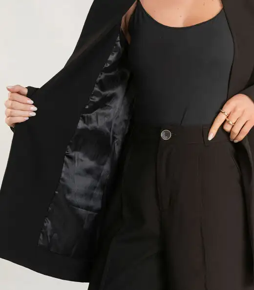 Blazer Oversized Feminino Dianna Preto