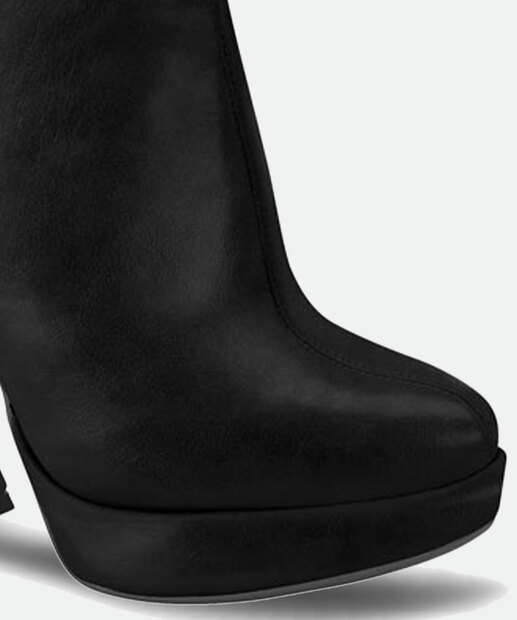 Bota Feminina Ankle Boot Salto Grosso Meia Pata Vizzano