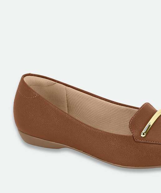 Mocassim Loafer Feminino Modare Marrom